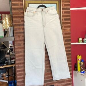 Madewell perfect vintage light wash wide leg crop Jean. NWT.